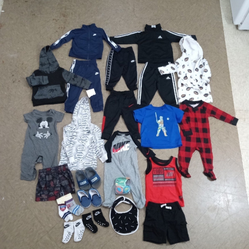 Baby Boy Outfit & Accessories Bundle